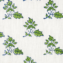 Load image into Gallery viewer, Schumacher Torbay Hand Blocked Print Fabric 179330 / Green