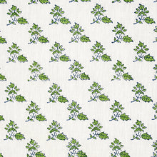 Load image into Gallery viewer, Schumacher Torbay Hand Blocked Print Fabric 179330 / Green
