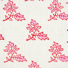 Load image into Gallery viewer, Schumacher Torbay Hand Blocked Print Fabric 179332 / Pink