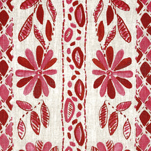 Load image into Gallery viewer, Schumacher Zinnia Handmade Print Fabric 179341 / Pink