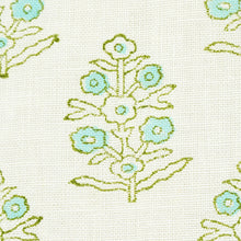 Load image into Gallery viewer, Schumacher Aditi Hand Blocked Print Fabric 179361 / Green
