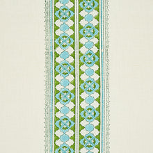 Load image into Gallery viewer, Schumacher Amira Hand Blocked Print Fabric 179370 / Leaf