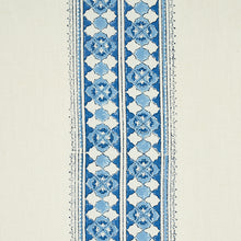 Load image into Gallery viewer, Schumacher Amira Hand Blocked Print Fabric 179371 / Indigo