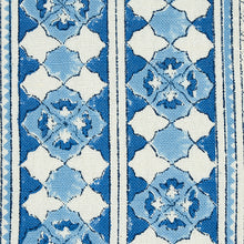 Load image into Gallery viewer, Schumacher Amira Hand Blocked Print Fabric 179371 / Indigo