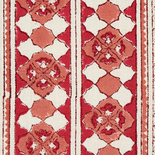 Load image into Gallery viewer, Schumacher Amira Hand Blocked Print Fabric 179372 / Dusty Rose