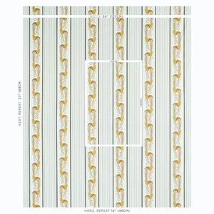 Schumacher Aleksy Stripe Fabric 179380 / Neutral