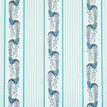Load image into Gallery viewer, Schumacher Aleksy Stripe Fabric 179381 / Teal