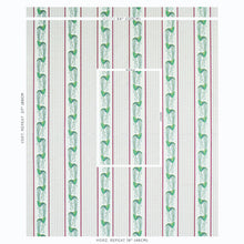 Load image into Gallery viewer, Schumacher Aleksy Stripe Fabric 179382 / Plum