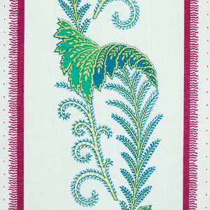 Schumacher Aleksy Stripe Fabric 179382 / Plum