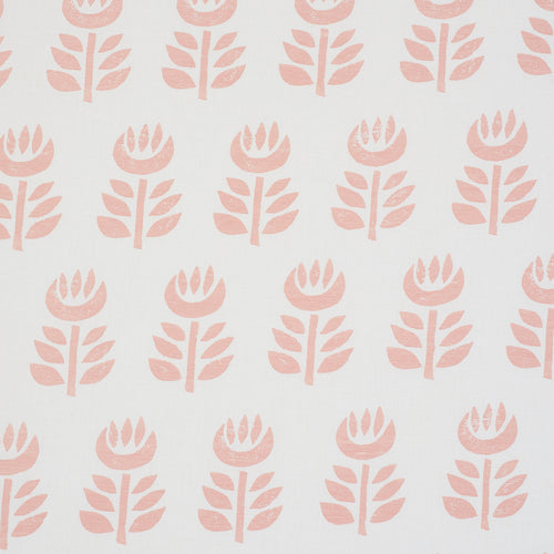 SCHUMACHER ROSENBORG HAND PRINT FABRIC 179401 / PINK