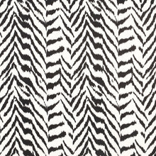 Load image into Gallery viewer, Schumacher Quincy Hand Print Fabric 179410 / Black