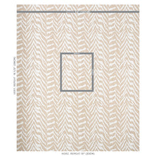 Load image into Gallery viewer, Schumacher Quincy Hand Print Fabric 179411 / Natural