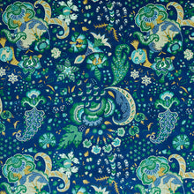 Load image into Gallery viewer, Schumacher Majorelle Velvet Fabric 179420 / Blue