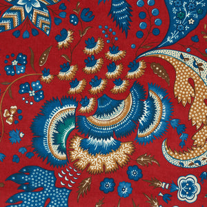 Schumacher Majorelle Velvet Fabric 179421 / Red