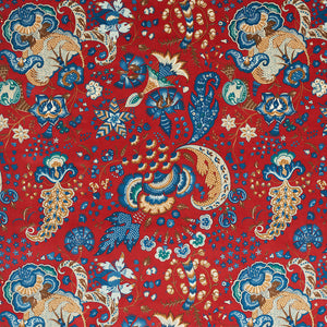 Schumacher Majorelle Velvet Fabric 179421 / Red