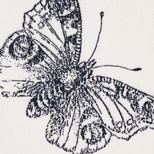 Schumacher Burnell Butterfly Fabric 179430 / Black
