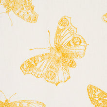Load image into Gallery viewer, Schumacher Burnell Butterfly Fabric 179431 / Yellow