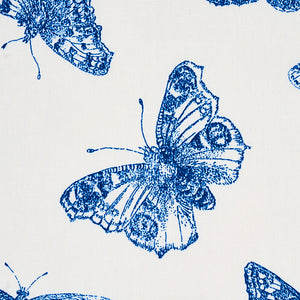 Schumacher Burnell Butterfly Fabric 179432 / Blue