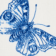 Load image into Gallery viewer, Schumacher Burnell Butterfly Fabric 179432 / Blue