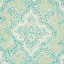 Load image into Gallery viewer, Schumacher Amalia Medallion Handmade Print Fabric 179441 / Mineral