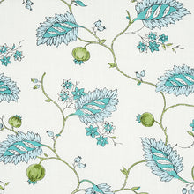 Load image into Gallery viewer, Schumacher Maryam Vine Fabric 179451 / Peacock
