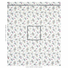 Load image into Gallery viewer, Schumacher Maryam Vine Fabric 179452 / Sky &amp; Plum