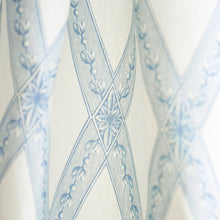 Load image into Gallery viewer, Schumacher Les Losanges Toile Fabric 179460 / Sky