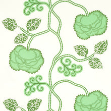 Load image into Gallery viewer, Schumacher Queen Fruit Chintz Fabric 179540 / Jade