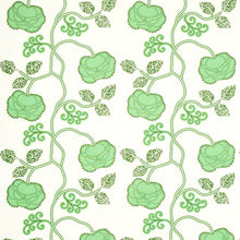 Load image into Gallery viewer, Schumacher Queen Fruit Chintz Fabric 179540 / Jade
