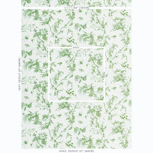 Load image into Gallery viewer, Schumacher Toile De La Prairie Fabric 179571 / Green