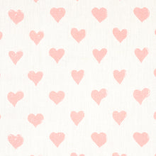 Load image into Gallery viewer, Schumacher Hearts Fabric 179590 / Pink