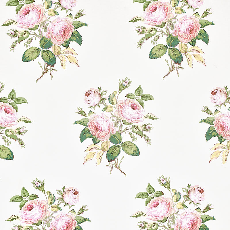 Schumacher Loudon Rose Fabric 179631 / Blush