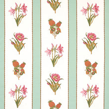 Load image into Gallery viewer, Schumacher Servilia Stripe Fabric 179640 / Aqua