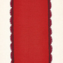Load image into Gallery viewer, Schumacher Servilia Stripe Fabric 179641 / Red