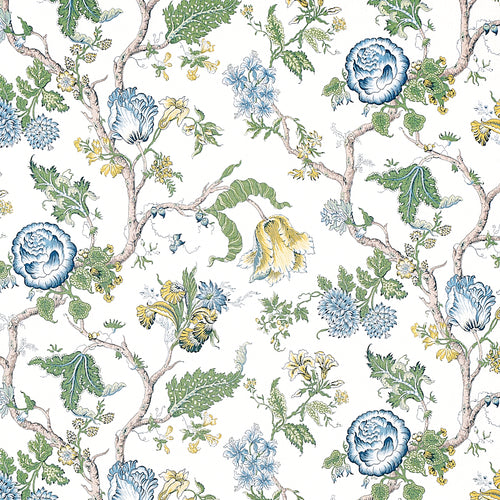 Schumacher Josephine Fabric 179652 / Blue