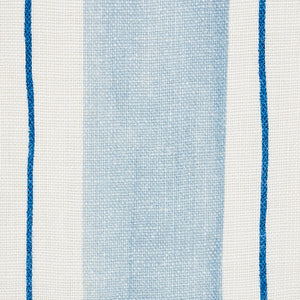 Schumacher Tracing Stripes Fabric 179700 / Sky