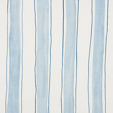 Load image into Gallery viewer, Schumacher Tracing Stripes Fabric 179700 / Sky