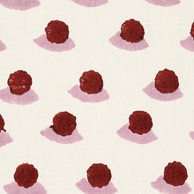 Load image into Gallery viewer, Schumacher Berry Hand Block Print Fabric 179730 / Iron &amp; Rose