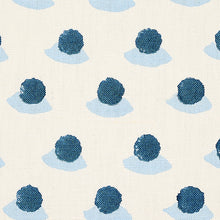 Load image into Gallery viewer, Schumacher Berry Hand Block Print Fabric 179731 / Indigo &amp; Sky