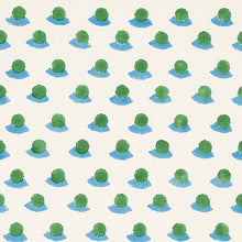 Load image into Gallery viewer, Schumacher Berry Hand Block Print Fabric 179732 / Grass &amp; Sky