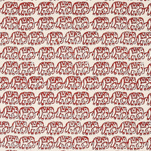 Load image into Gallery viewer, Schumacher Ellies Hand Block Print Fabric 179751 / Rust
