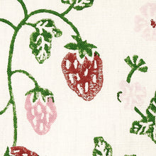 Load image into Gallery viewer, Schumacher Strawberry Hand Block Print Fabric 179780 / Grass