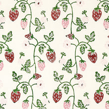 Load image into Gallery viewer, Schumacher Strawberry Hand Block Print Fabric 179780 / Grass