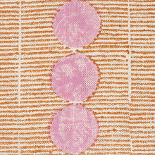 Load image into Gallery viewer, Schumacher Sun Rise Hand Block Print Fabric 179790 / Rose &amp; Copper