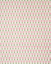 Load image into Gallery viewer, Schumacher Tulip Hand Block Fabric 179820 / Rose &amp; Grass