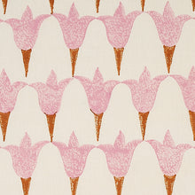 Load image into Gallery viewer, Schumacher Tulip Hand Block Fabric 179821 / Rose &amp; Copper