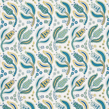 Load image into Gallery viewer, Schumacher Malabar Vine Fabric 179850 / Peacock