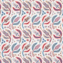 Load image into Gallery viewer, Schumacher Malabar Vine Fabric 179851 / Sky &amp; Rose