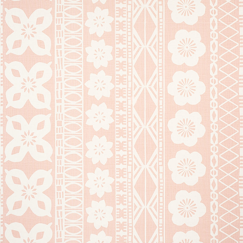Schumacher Mrs. Howell Fabric 179871 / Blush