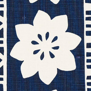 Schumacher Mrs. Howell Fabric 179872 / Indigo